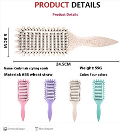 Curl Hair Hollow Comb