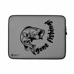 Gone Fishing v1 Laptop Sleeve